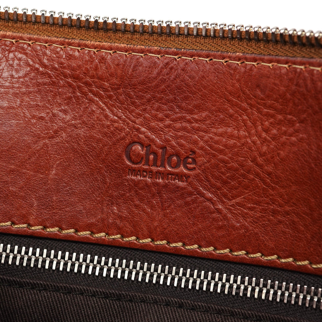 Brown Leather Edith Tote Bag