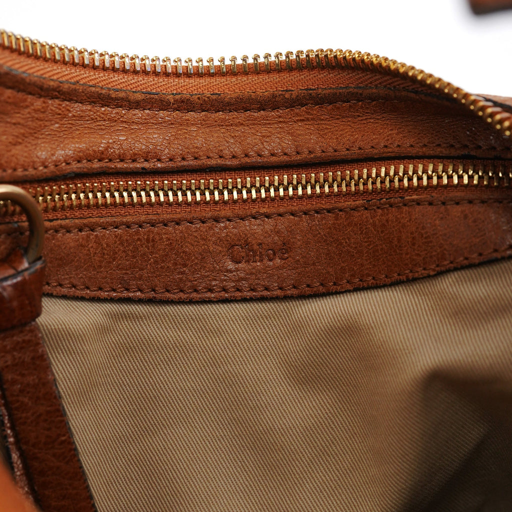Brown Leather Heloise 2-Way Bag