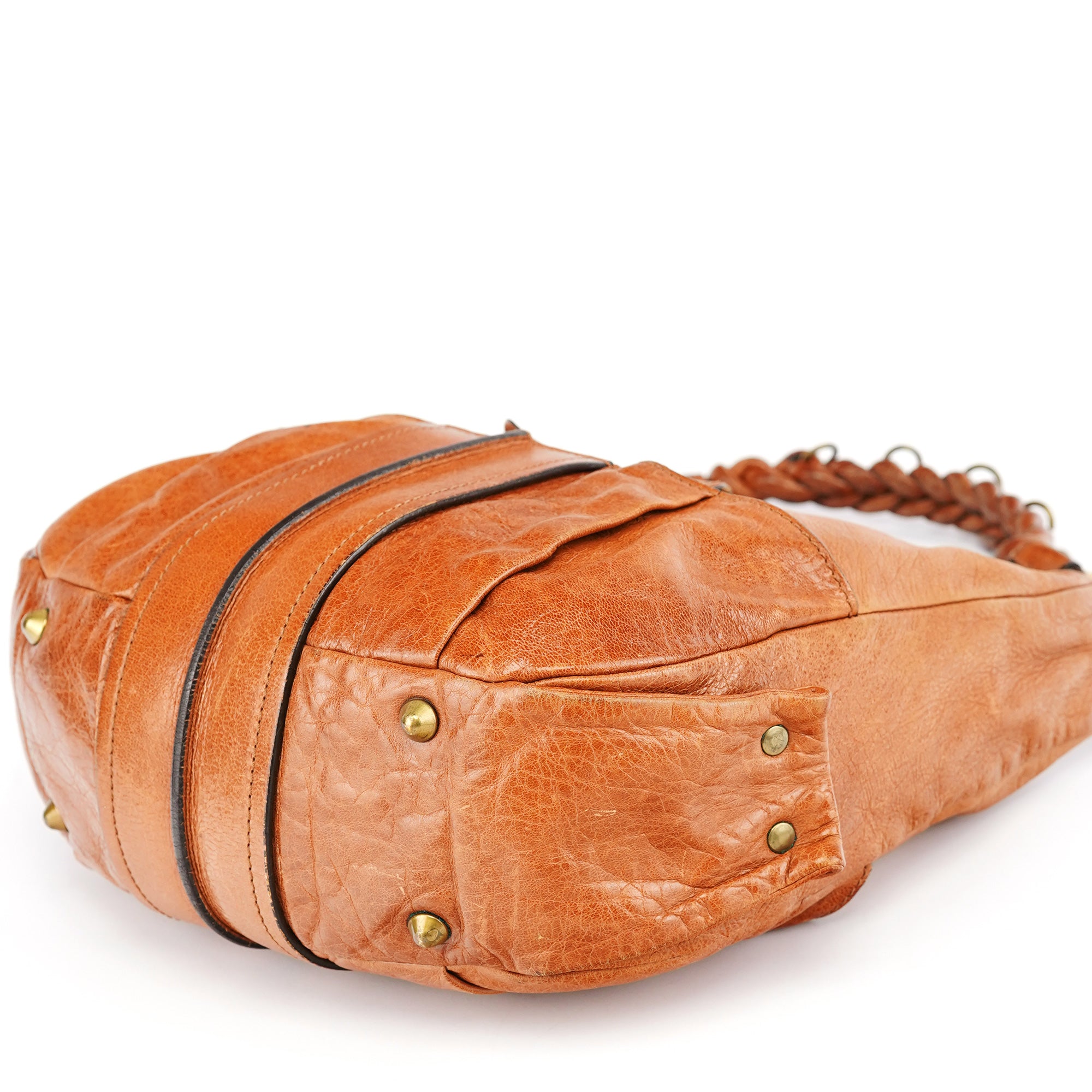 Brown Leather Heloise 2-Way Bag
