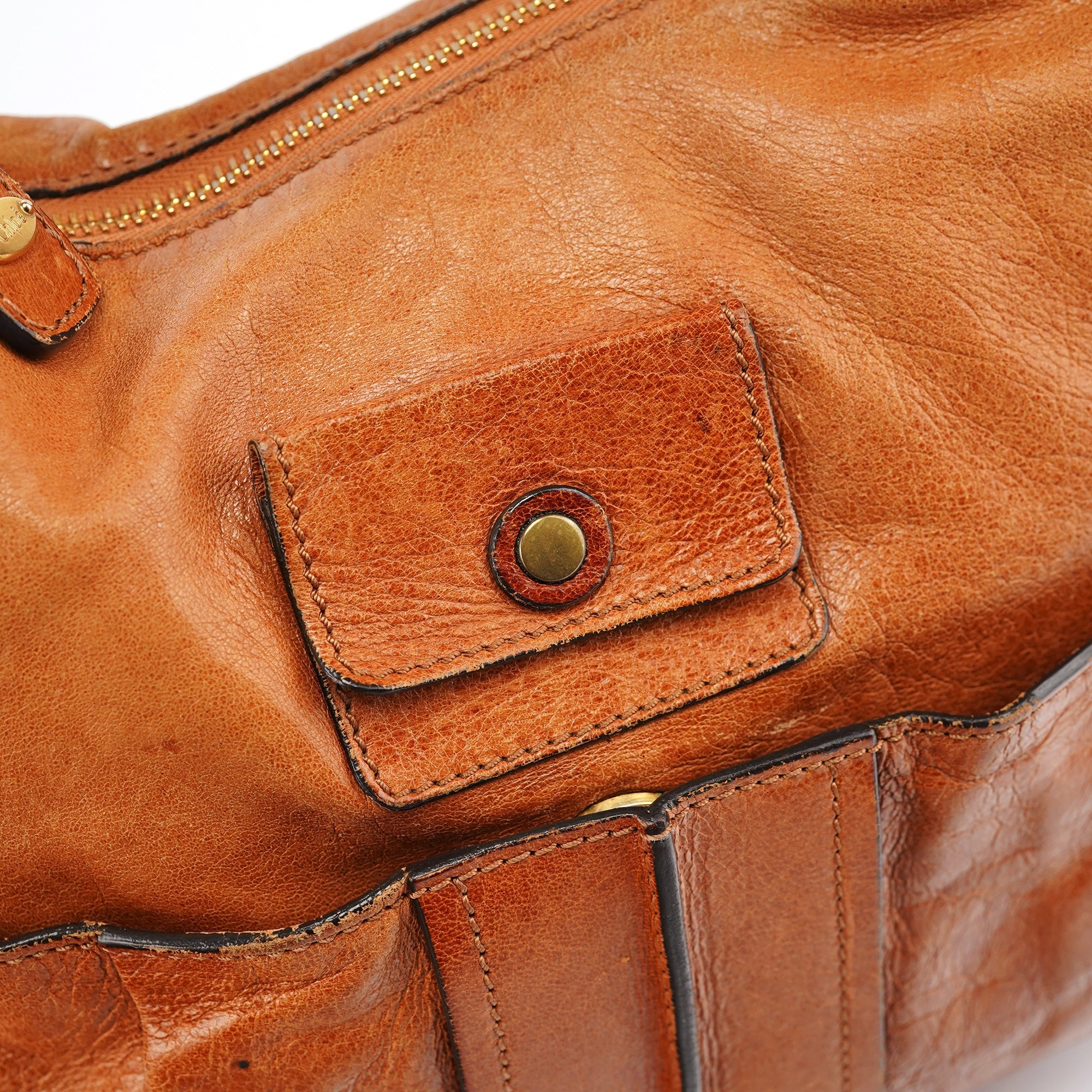 Brown Leather Heloise 2-Way Bag