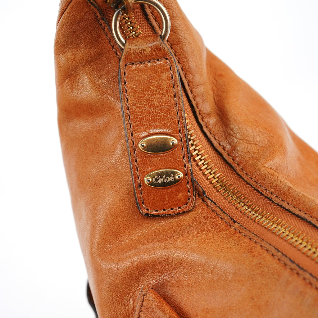 Brown Leather Heloise 2-Way Bag