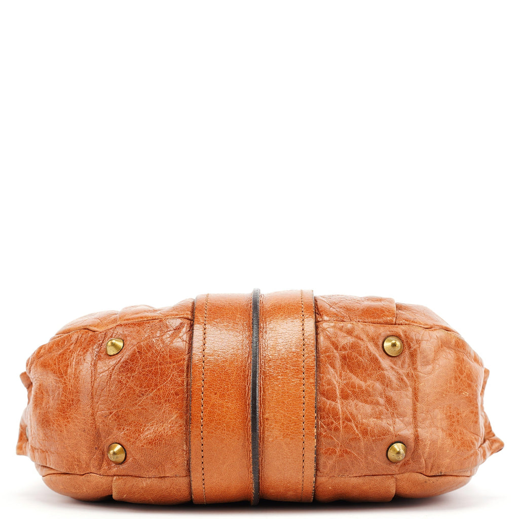 Brown Leather Heloise 2-Way Bag