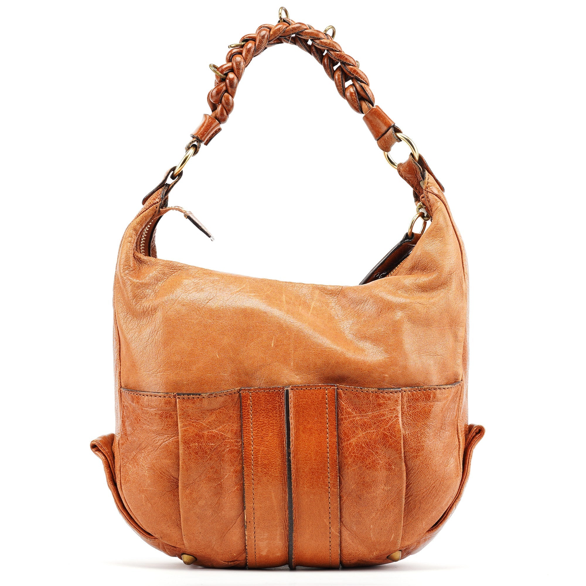 Brown Leather Heloise 2-Way Bag
