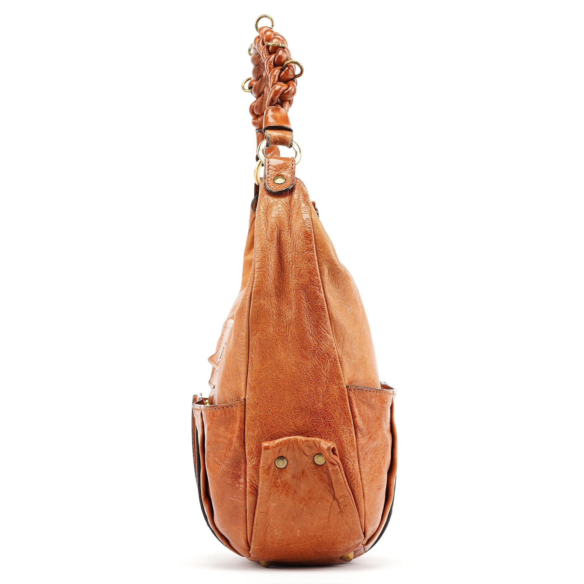 Brown Leather Heloise 2-Way Bag