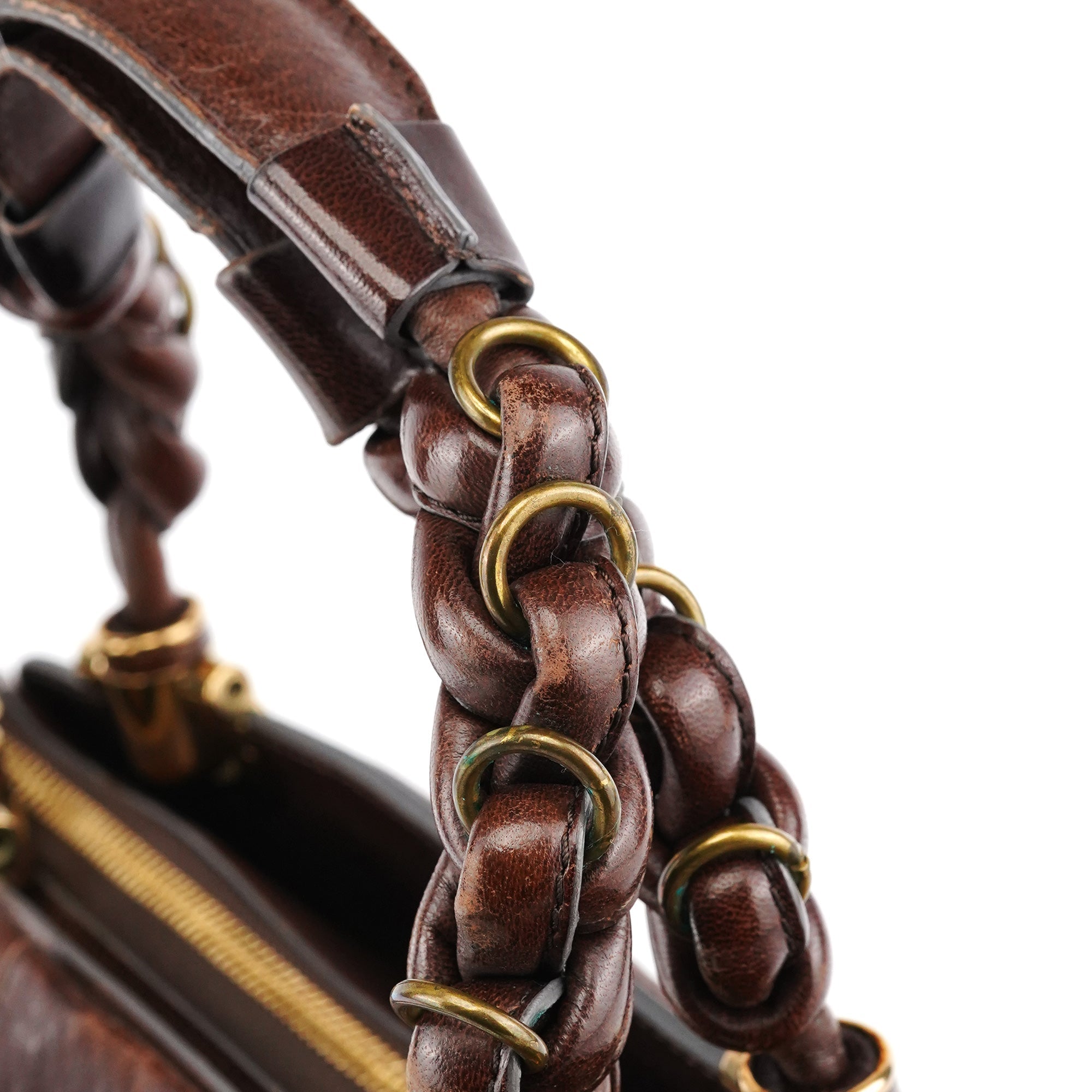 Brown Leather Heloise 2-Way Bag