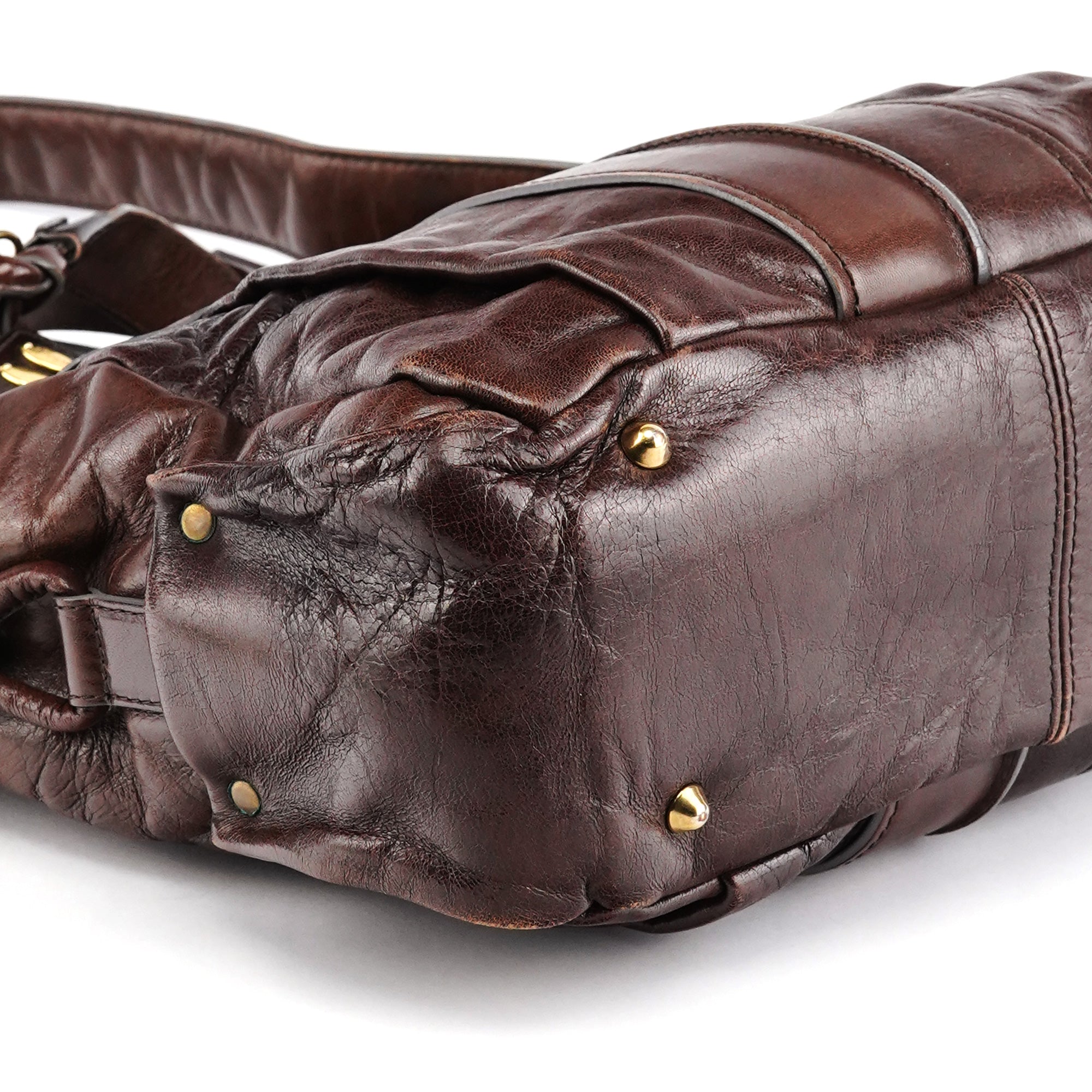 Brown Leather Heloise 2-Way Bag