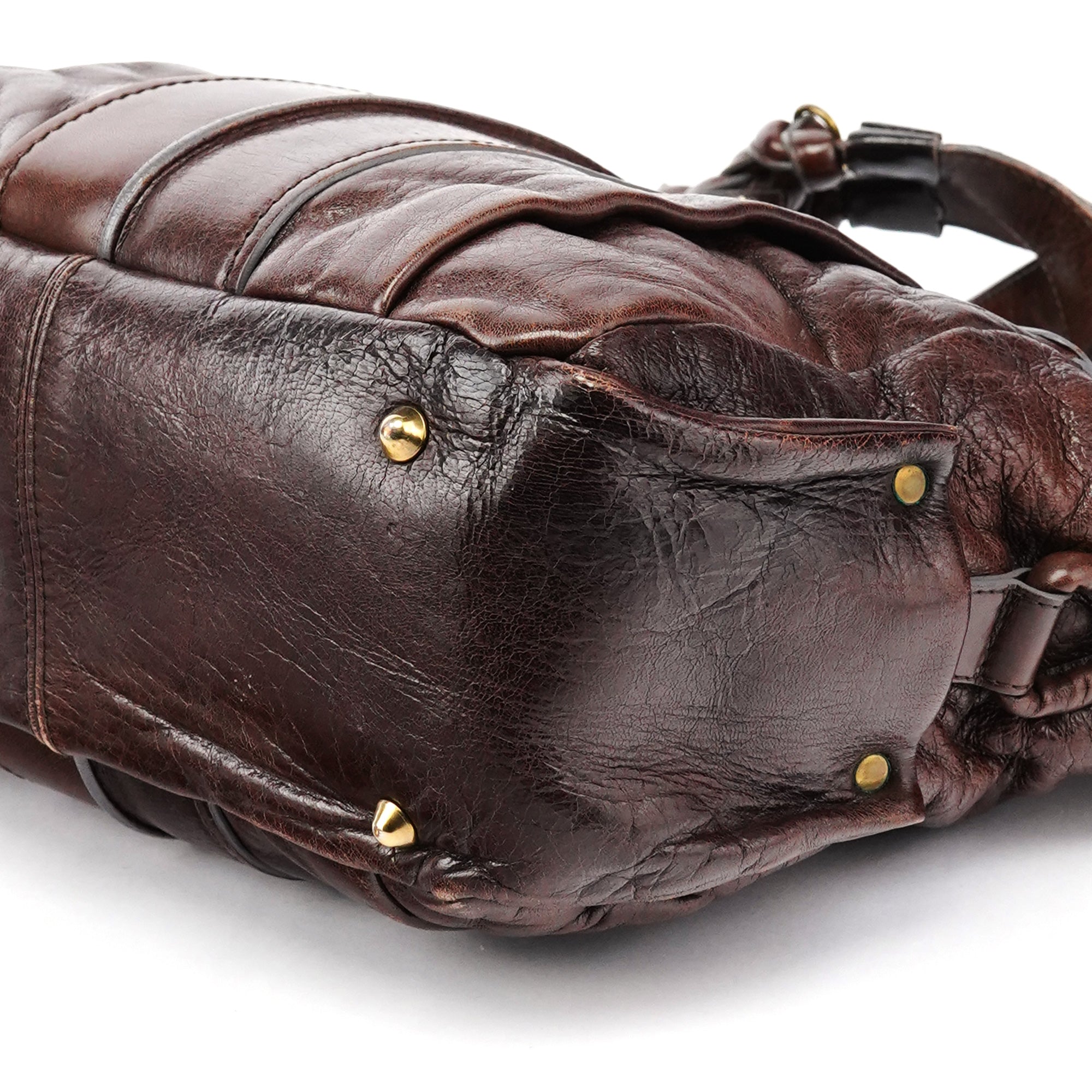 Brown Leather Heloise 2-Way Bag