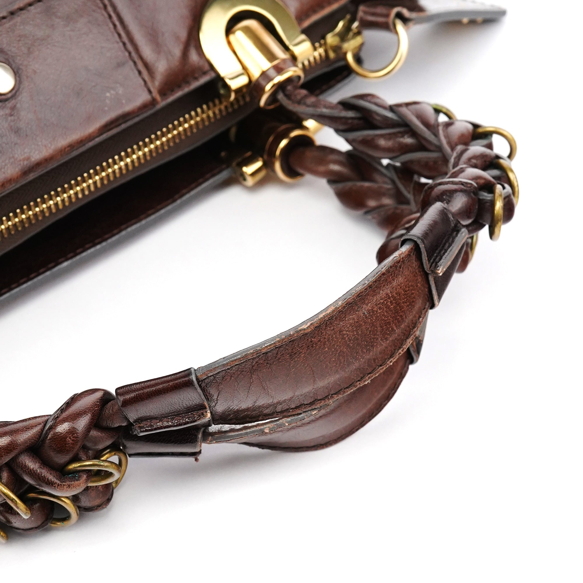 Brown Leather Heloise 2-Way Bag