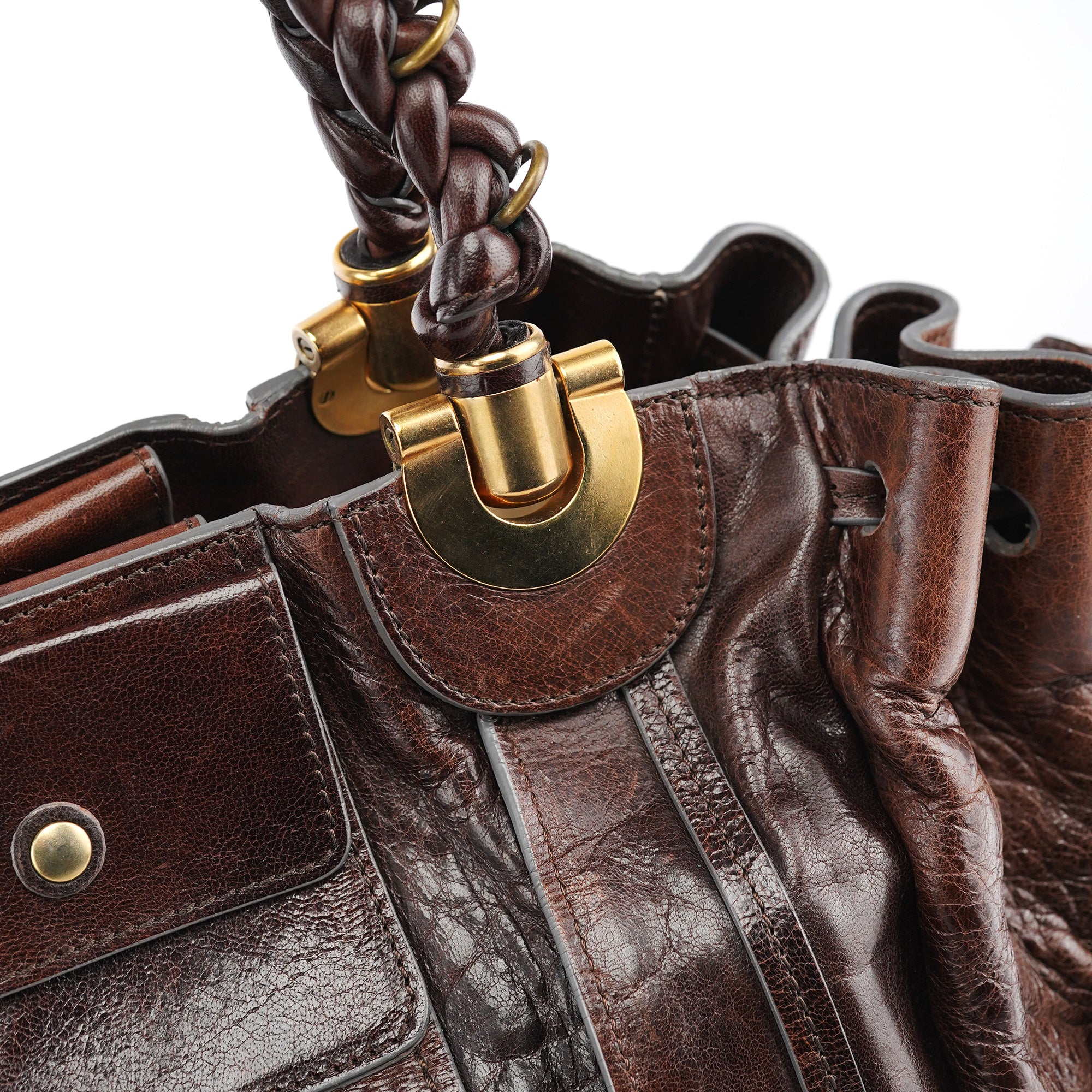 Brown Leather Héloise Tote