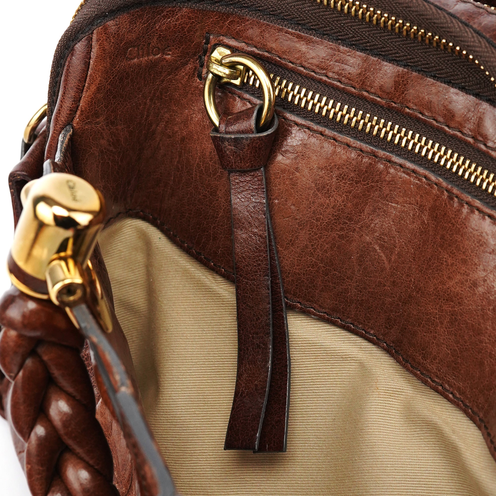 Brown Leather Heloise Tote Bag