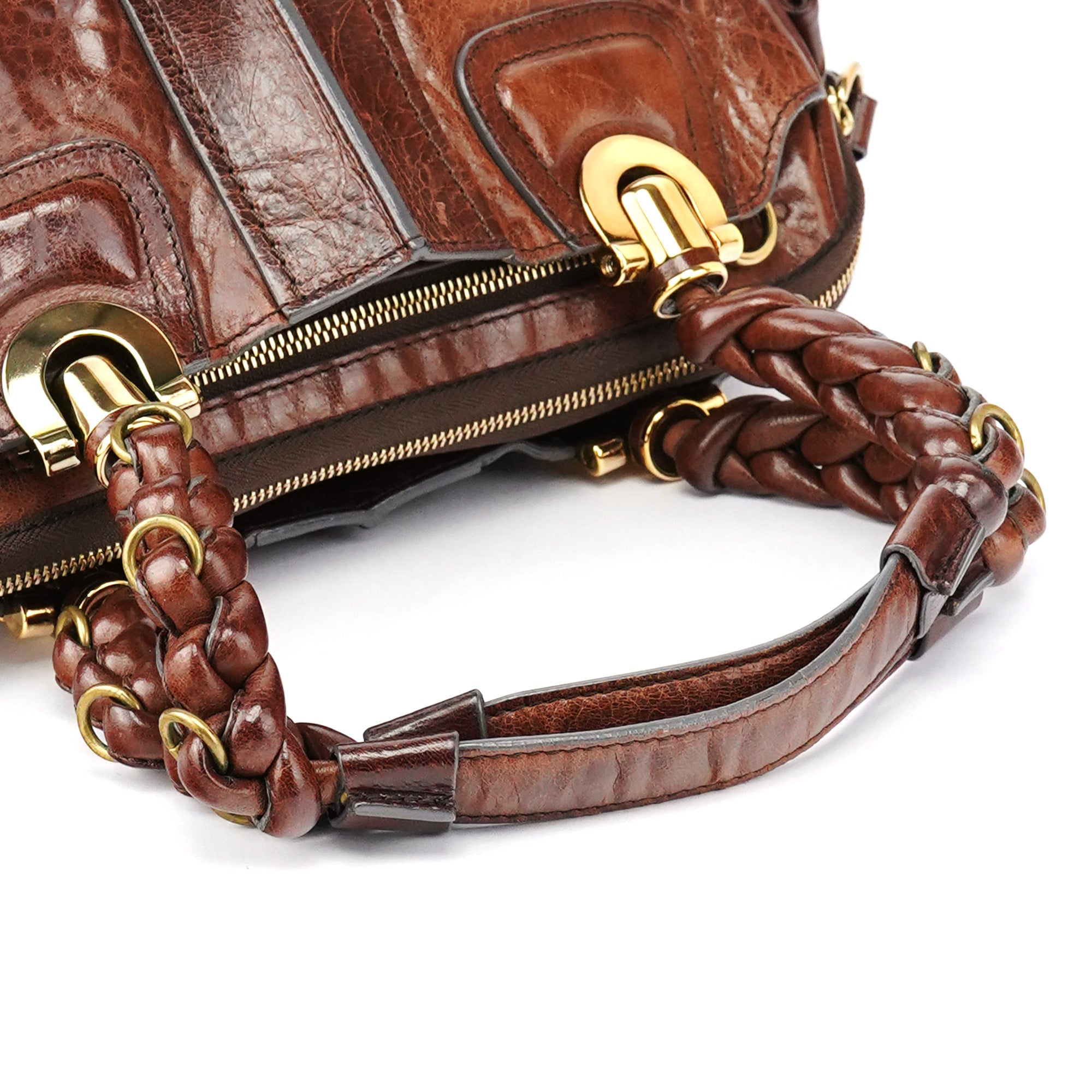 Brown Leather Heloise Tote Bag