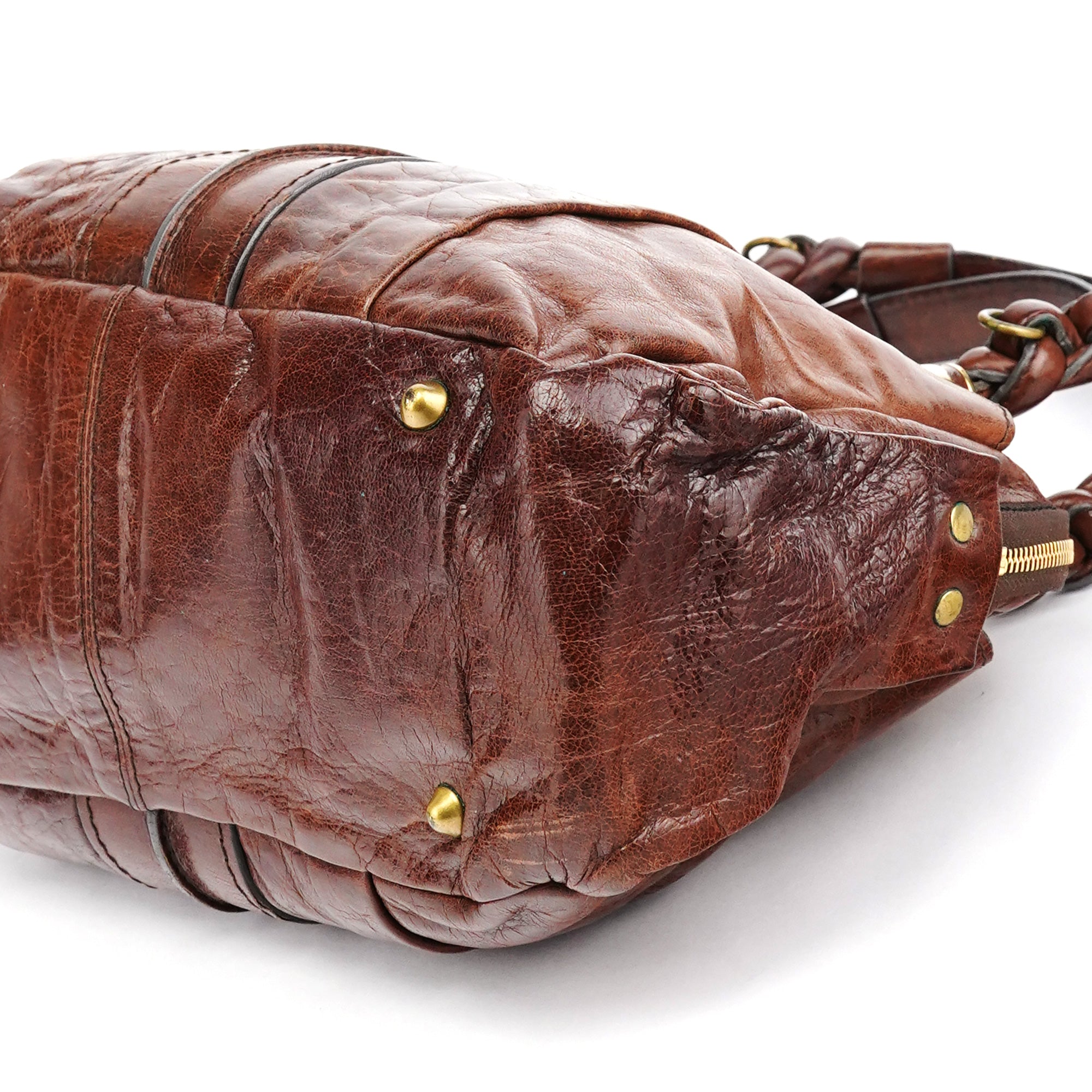 Brown Leather Heloise Tote Bag