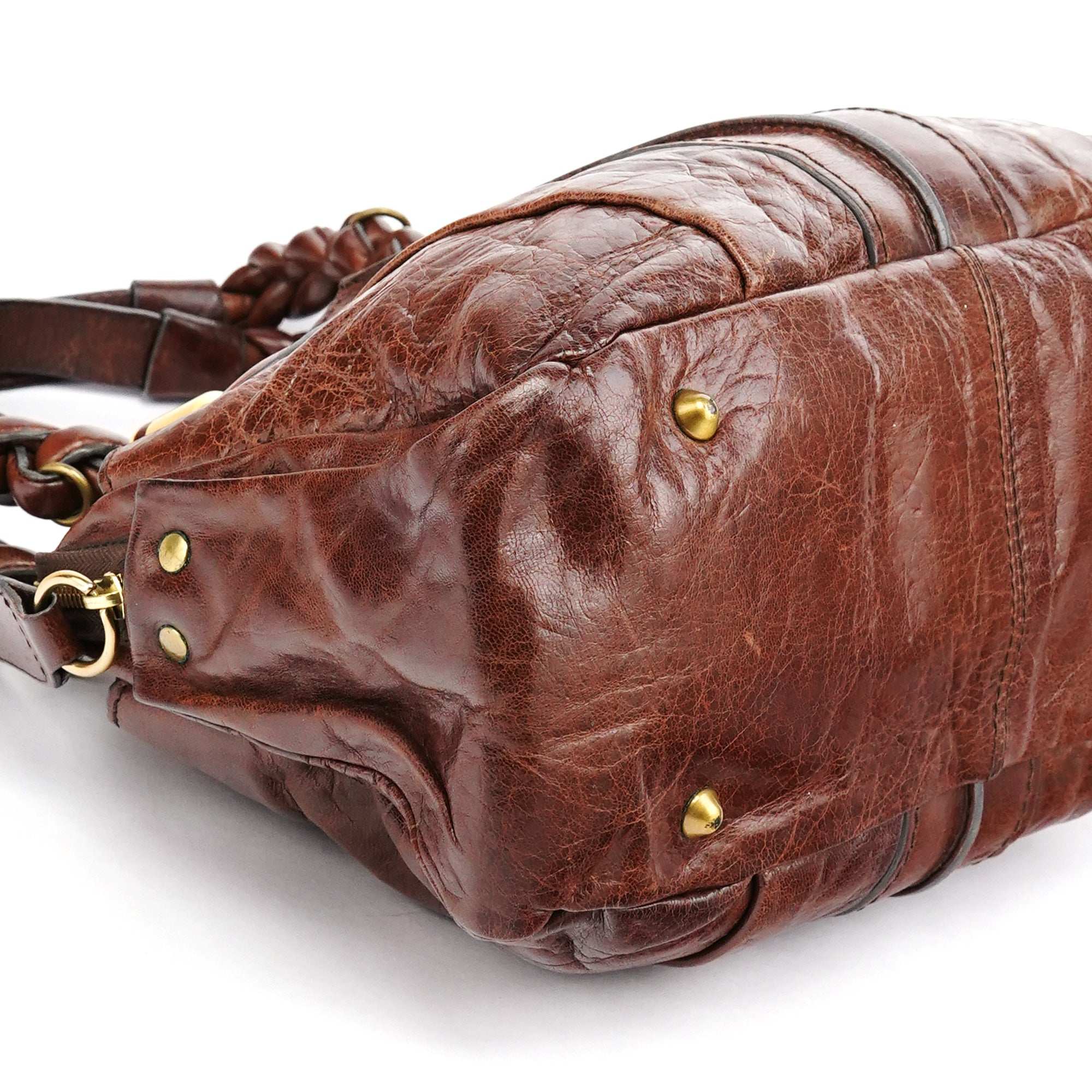 Brown Leather Heloise Tote Bag