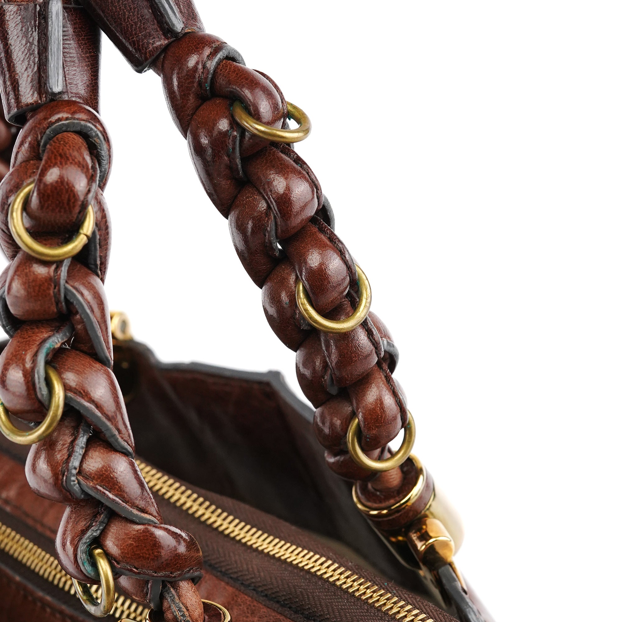 Brown Leather Heloise Tote Bag