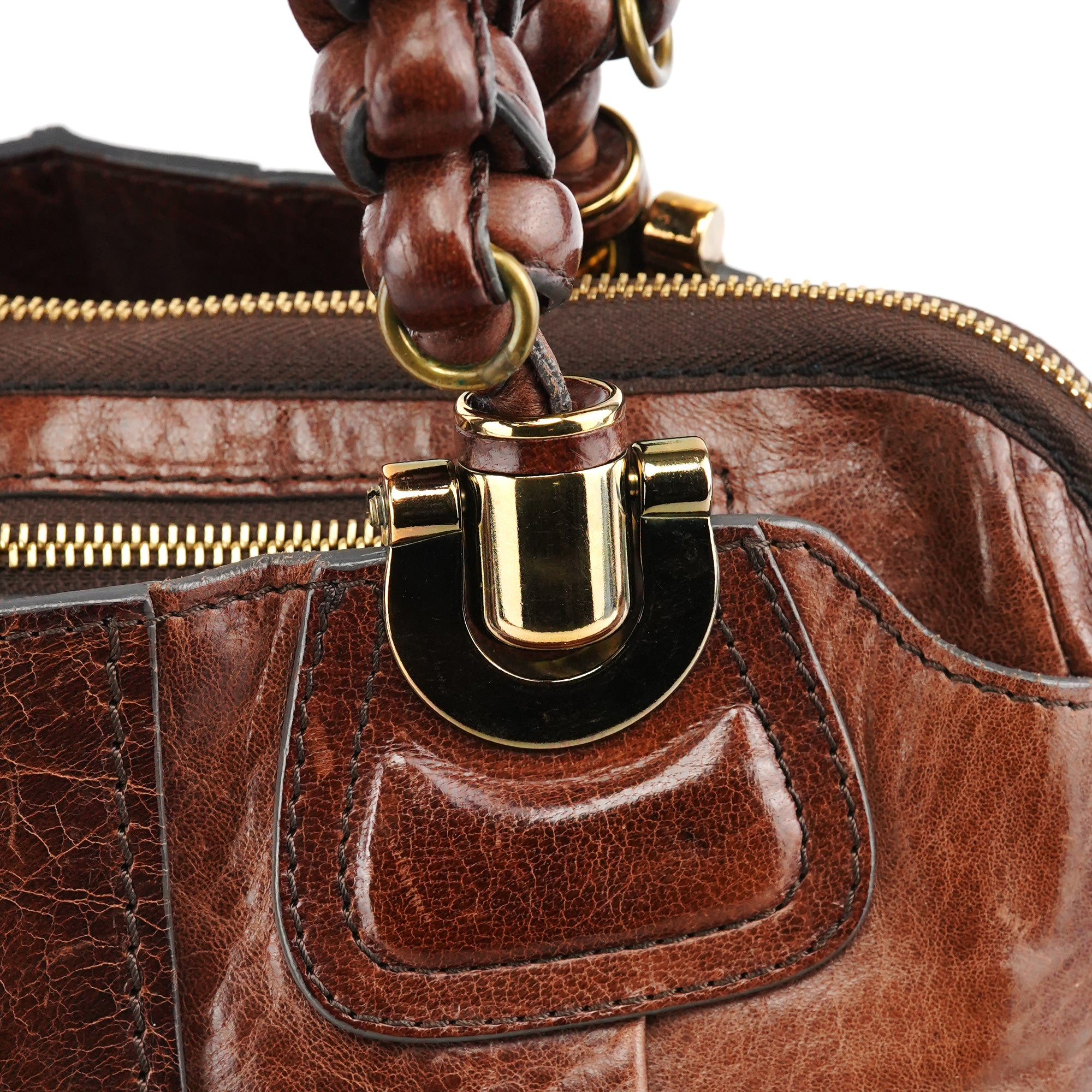 Brown Leather Heloise Tote Bag