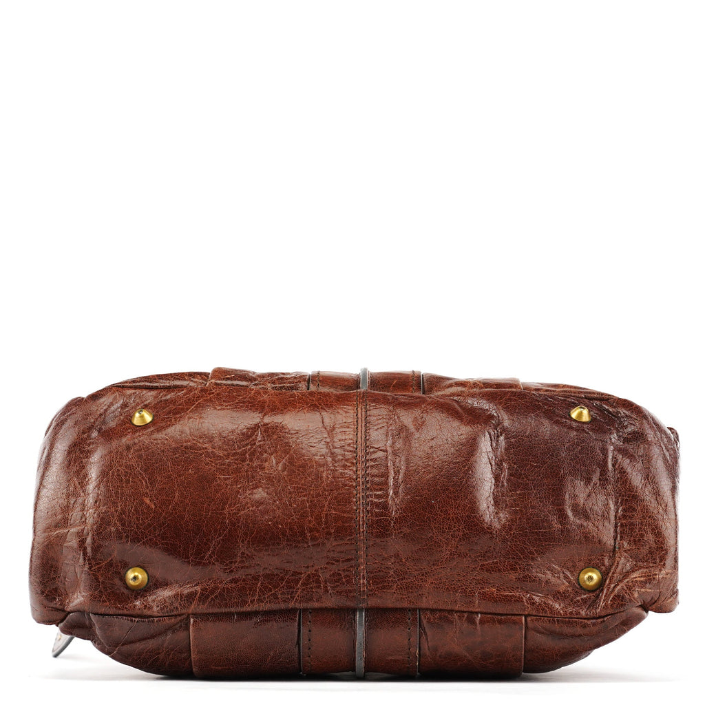 Brown Leather Heloise Tote Bag