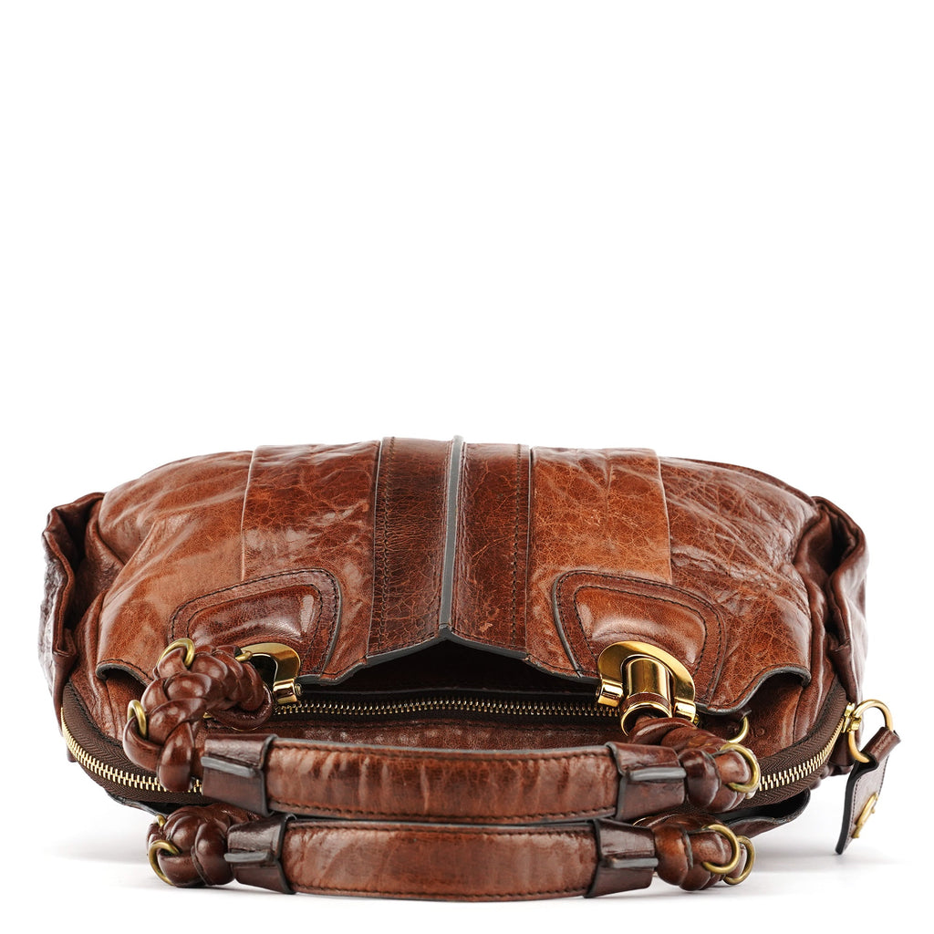 Brown Leather Heloise Tote Bag