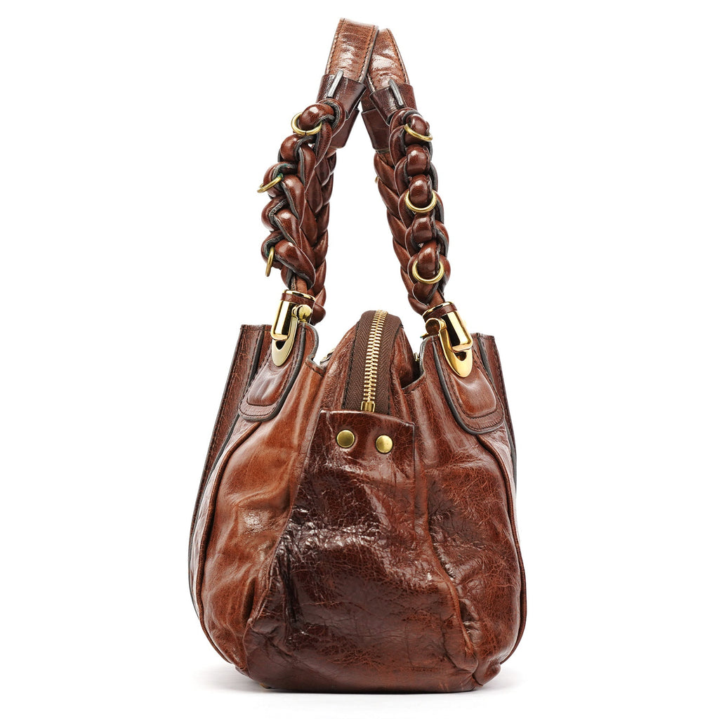 Brown Leather Heloise Tote Bag