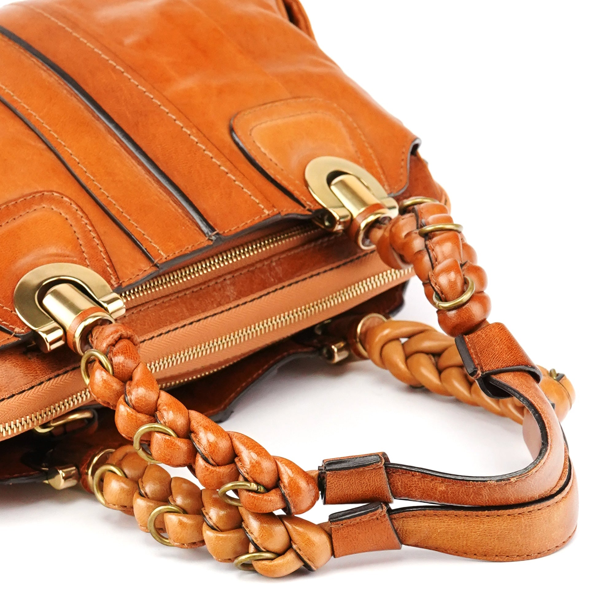 Brown Leather Heloise Tote Bag