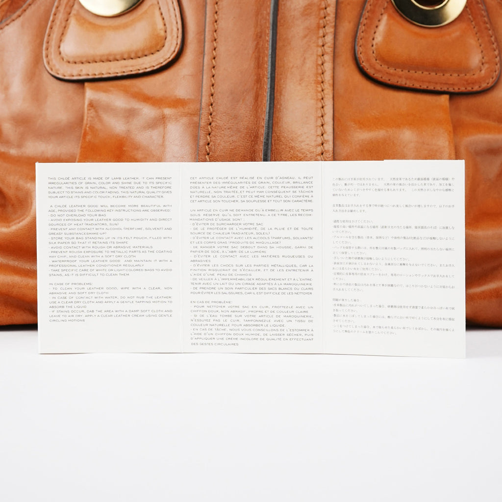 Brown Leather Heloise Tote Bag