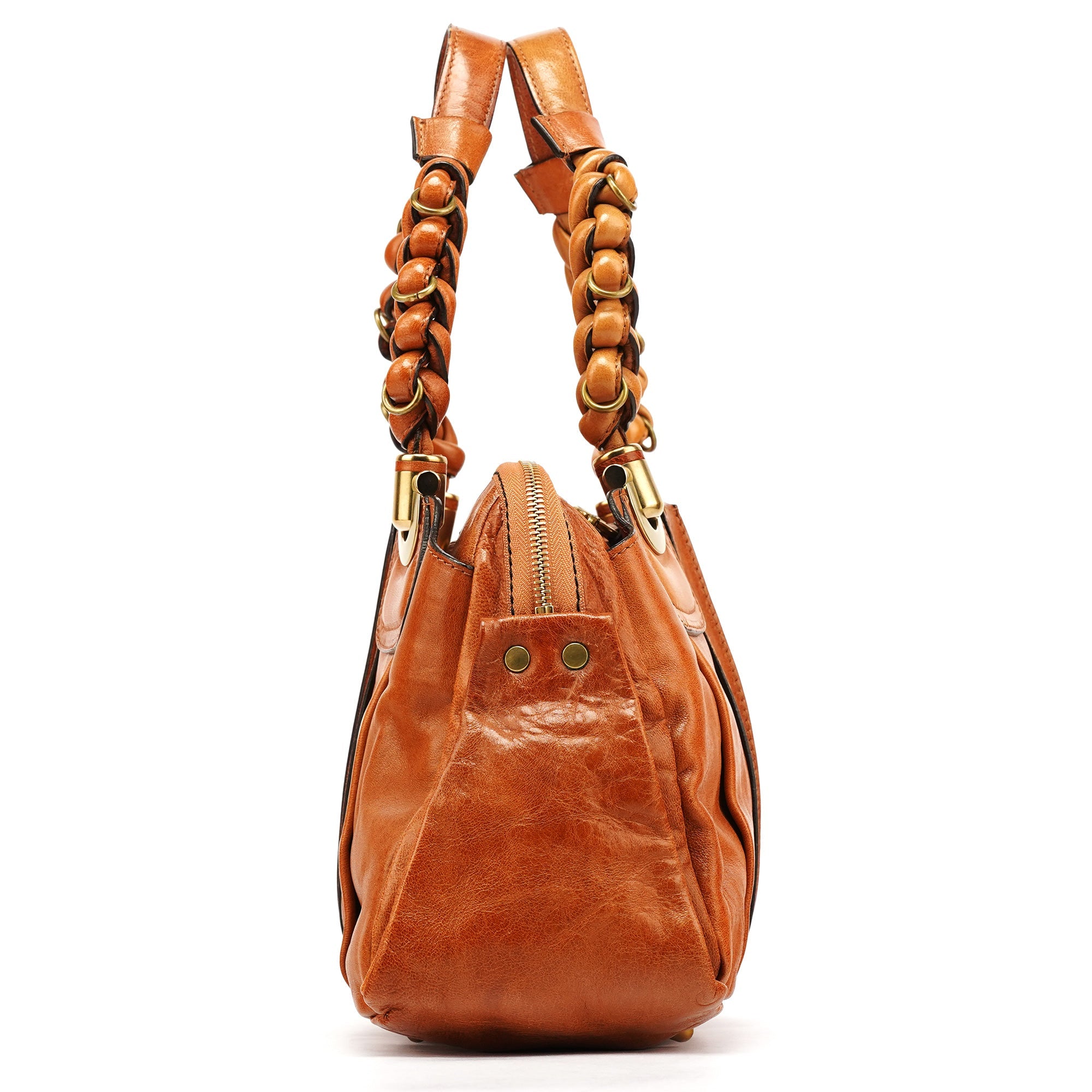 Brown Leather Heloise Tote Bag