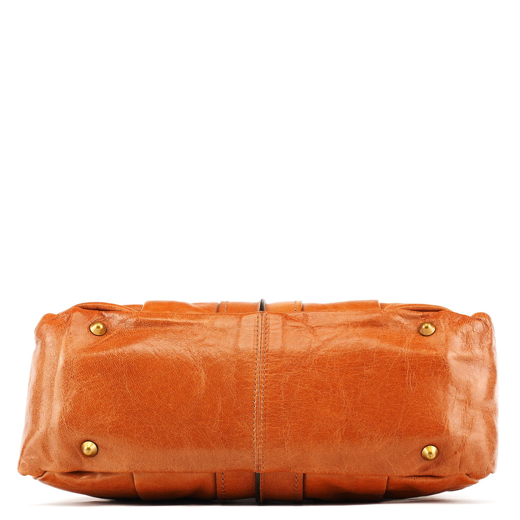 Brown Leather Heloise Tote Bag