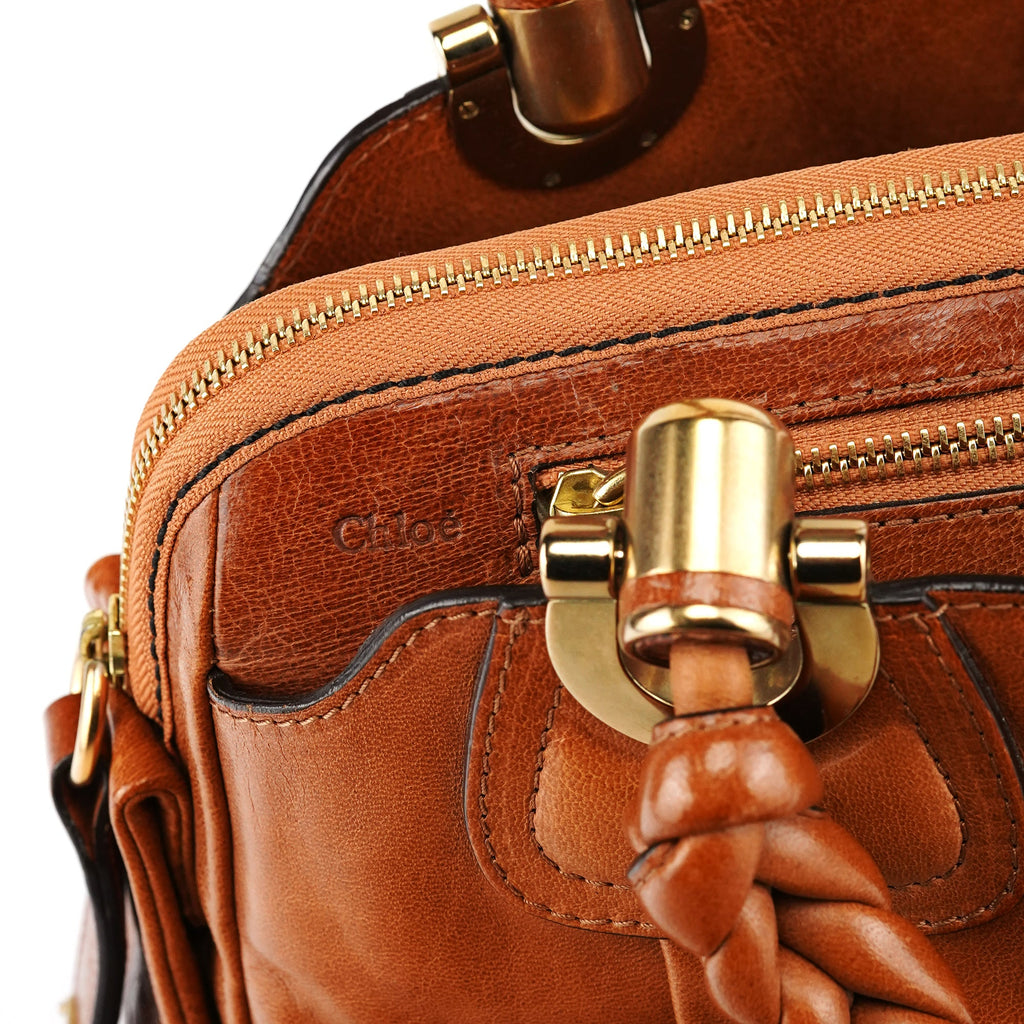 Brown Leather Heloise Tote Bag