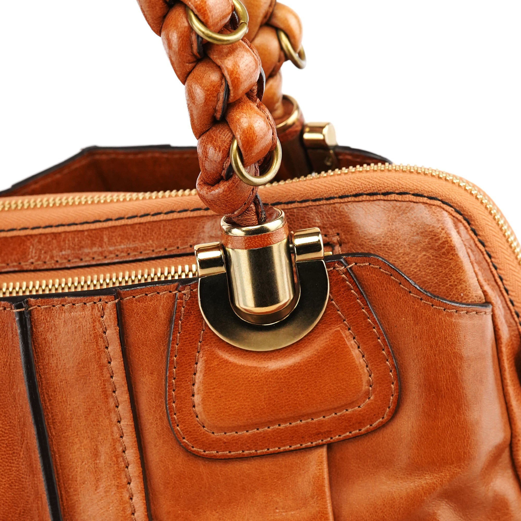 Brown Leather Heloise Tote Bag
