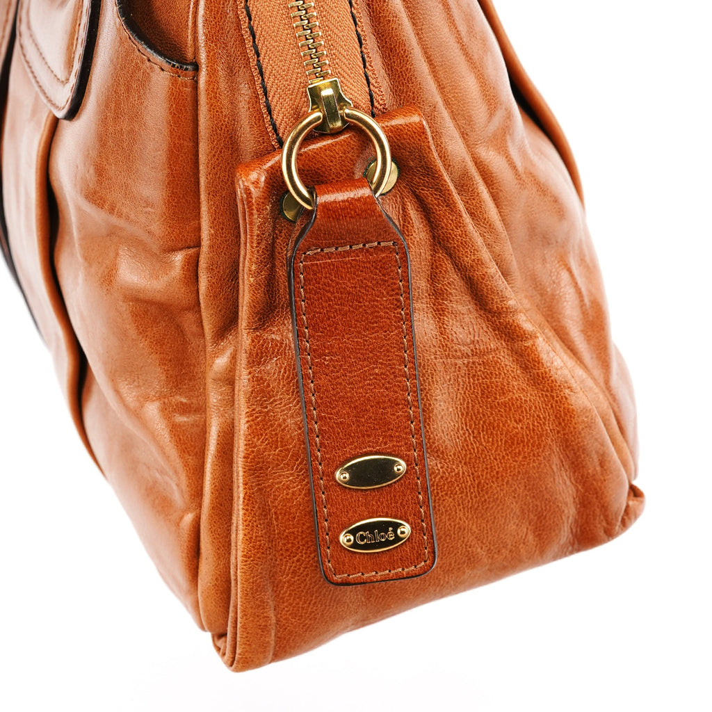Brown Leather Heloise Tote Bag