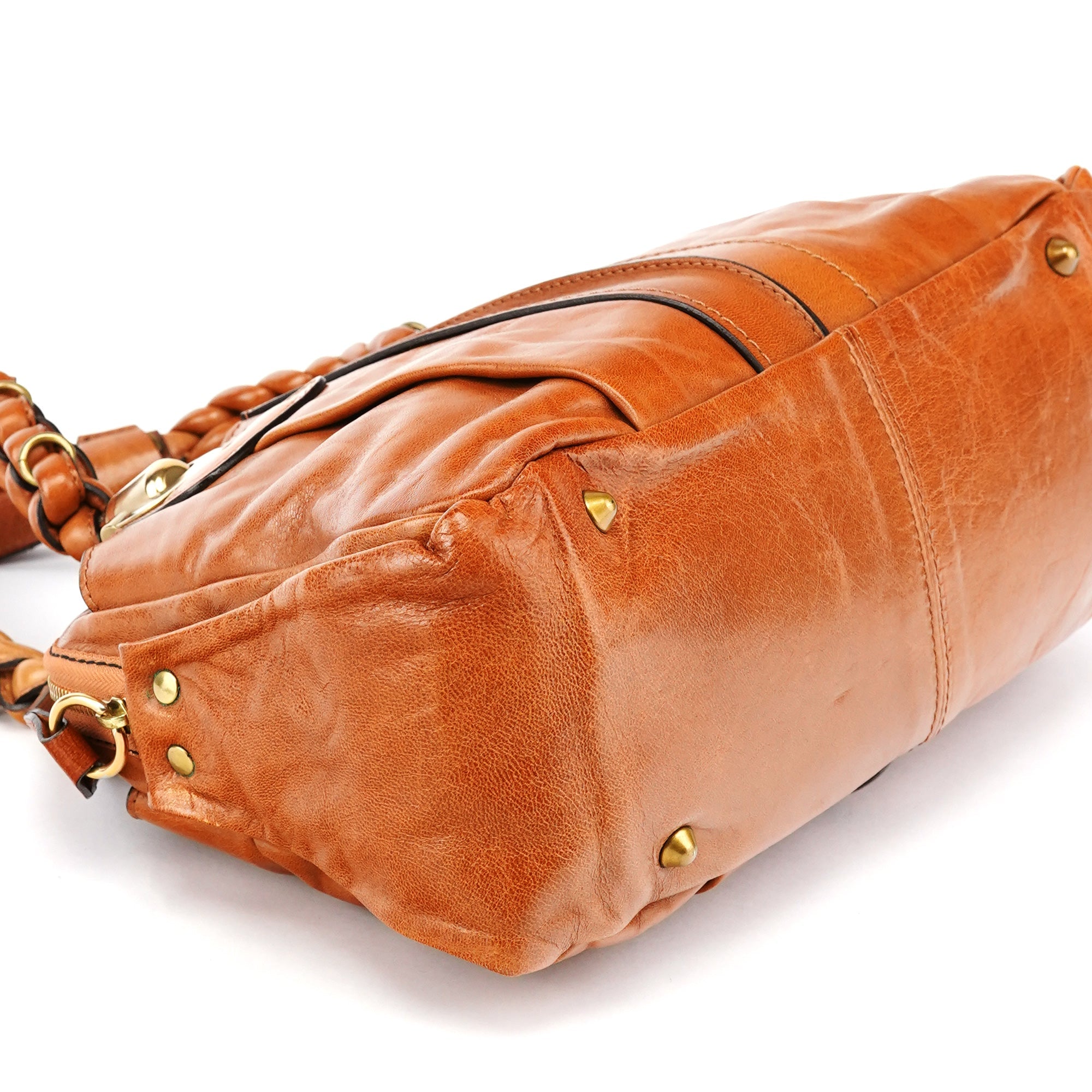 Brown Leather Heloise Tote Bag