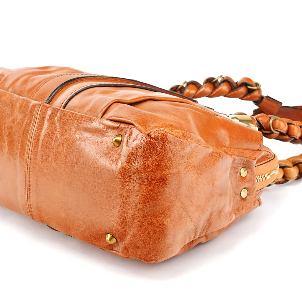 Brown Leather Heloise Tote Bag