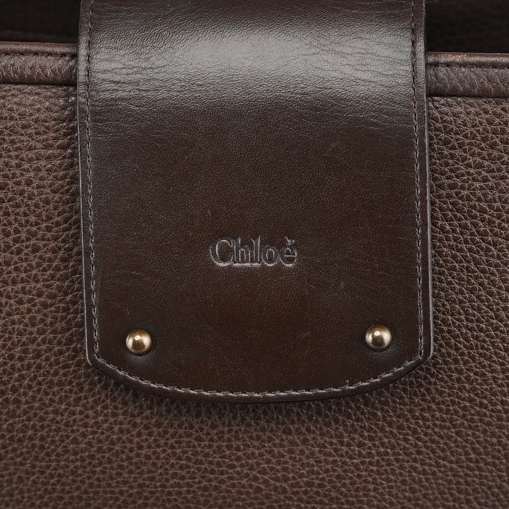 Brown Leather Hobo Shoulder Bag