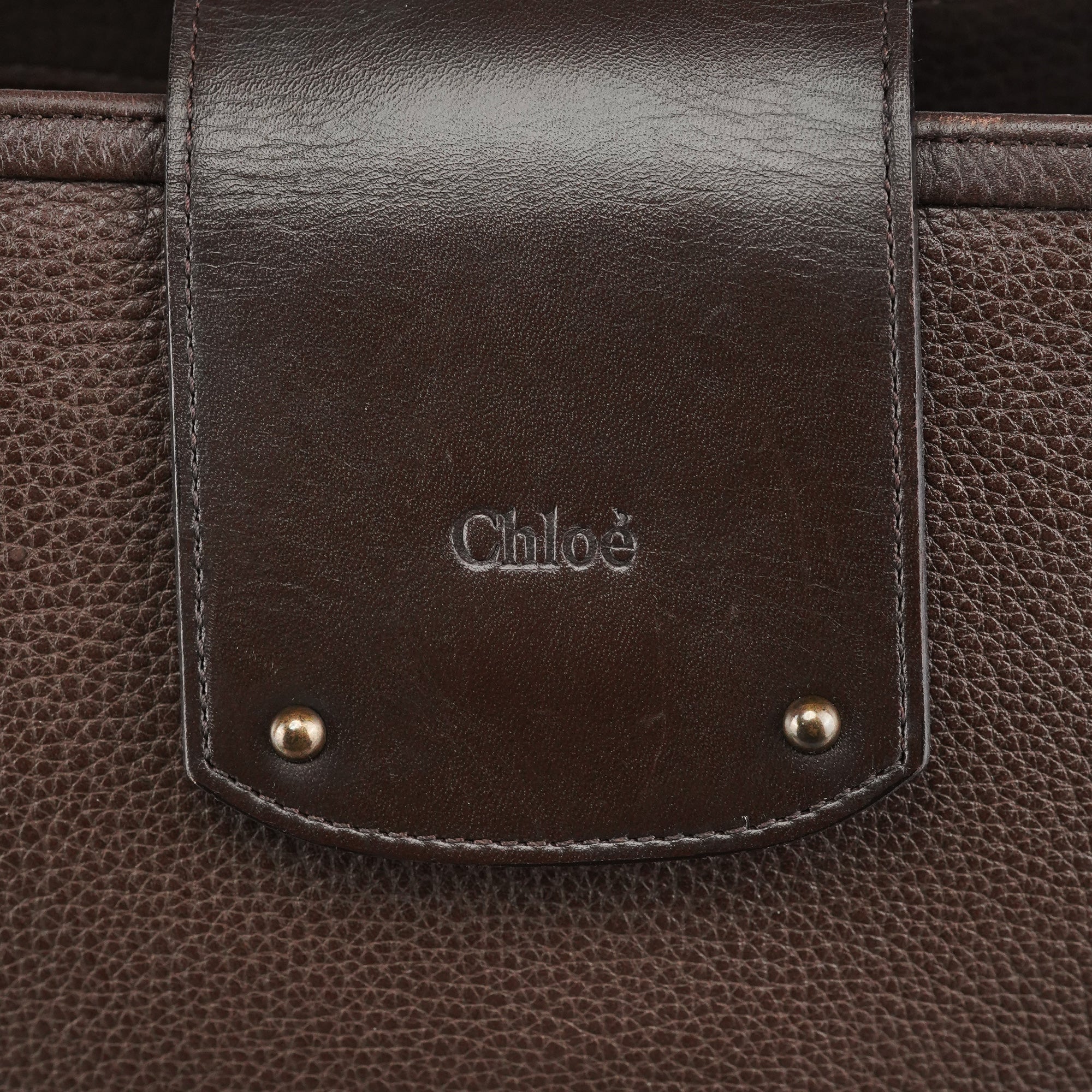 Brown Leather Hobo Shoulder Bag