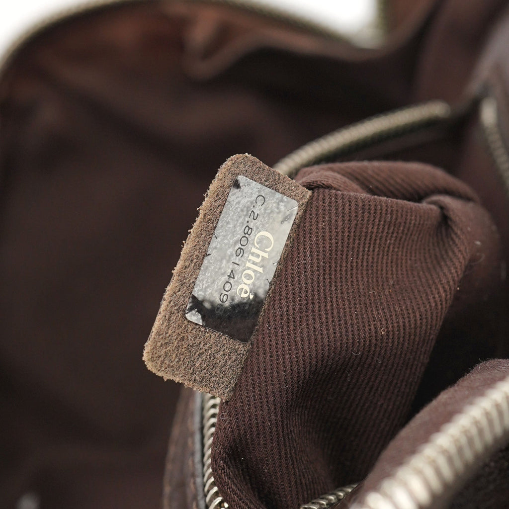 Brown Leather Kerala Tote Bag