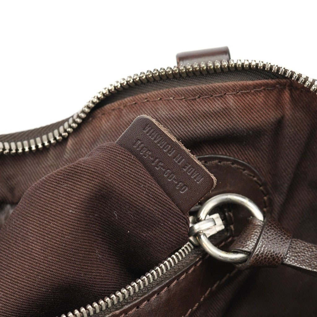 Brown Leather Kerala Tote Bag