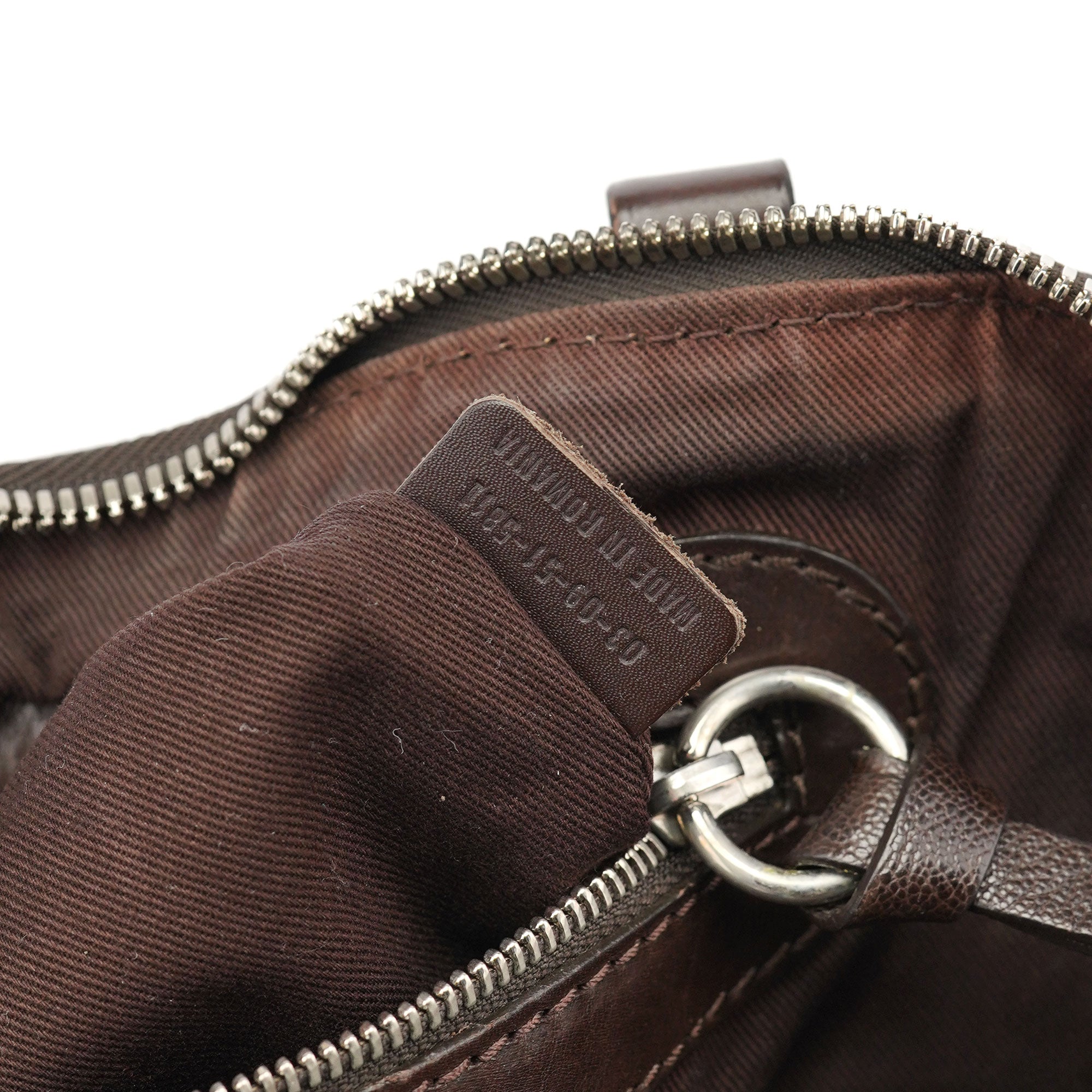 Brown Leather Kerala Tote Bag