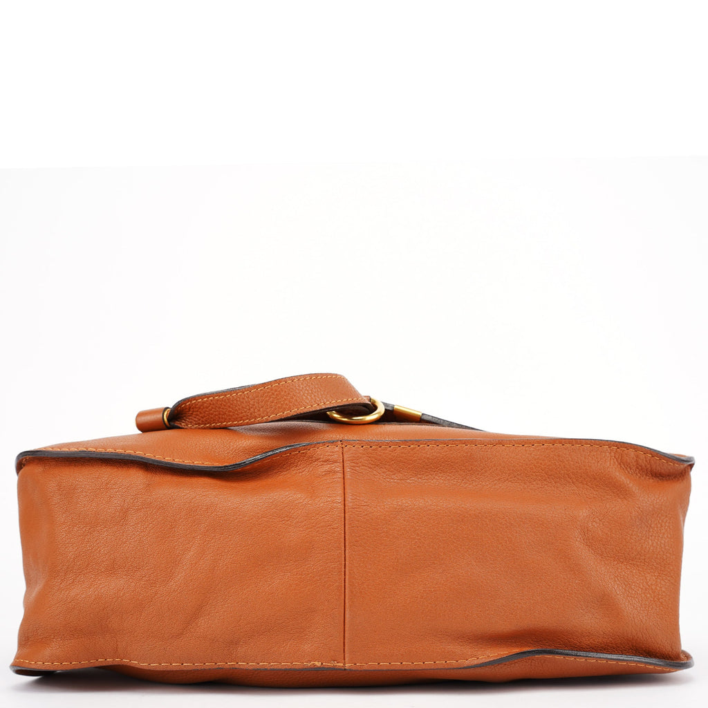 Brown Leather Marcie 2-Way Bag