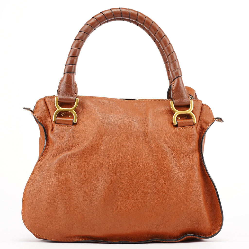 Brown Leather Marcie 2-Way Bag