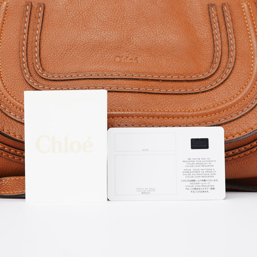 Brown Leather Marcie 2-Way Bag