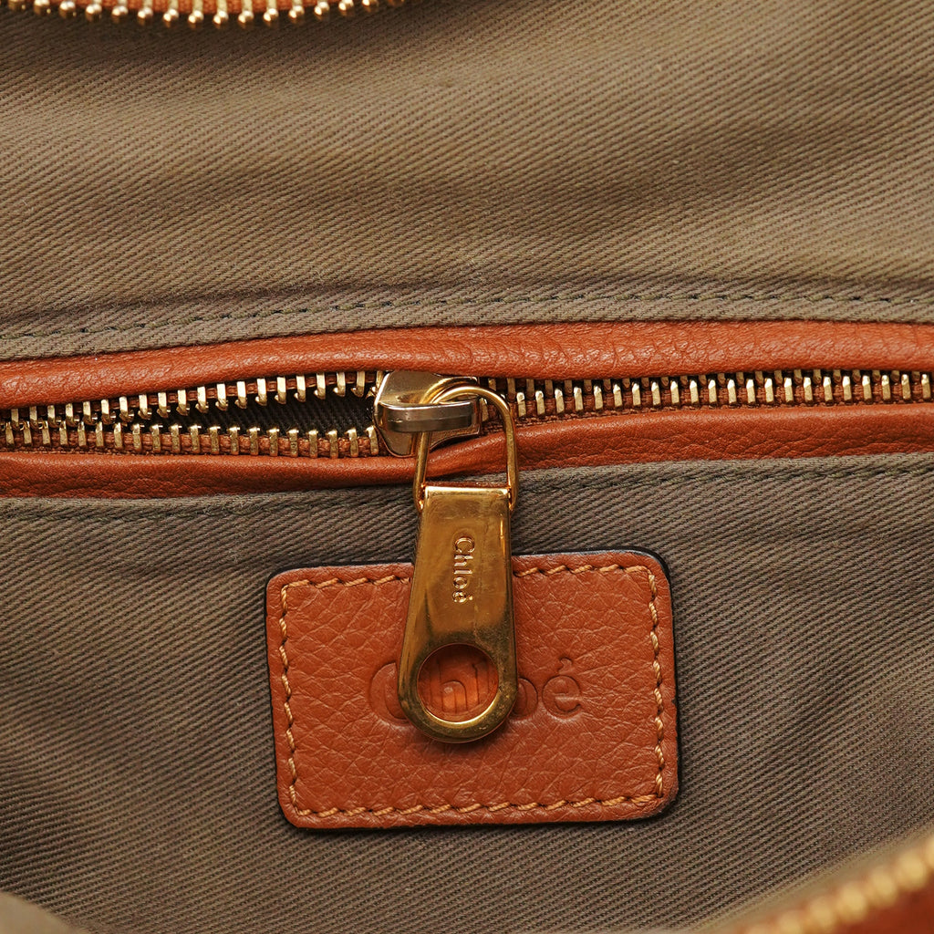 Brown Leather Marcie 2-Way Bag