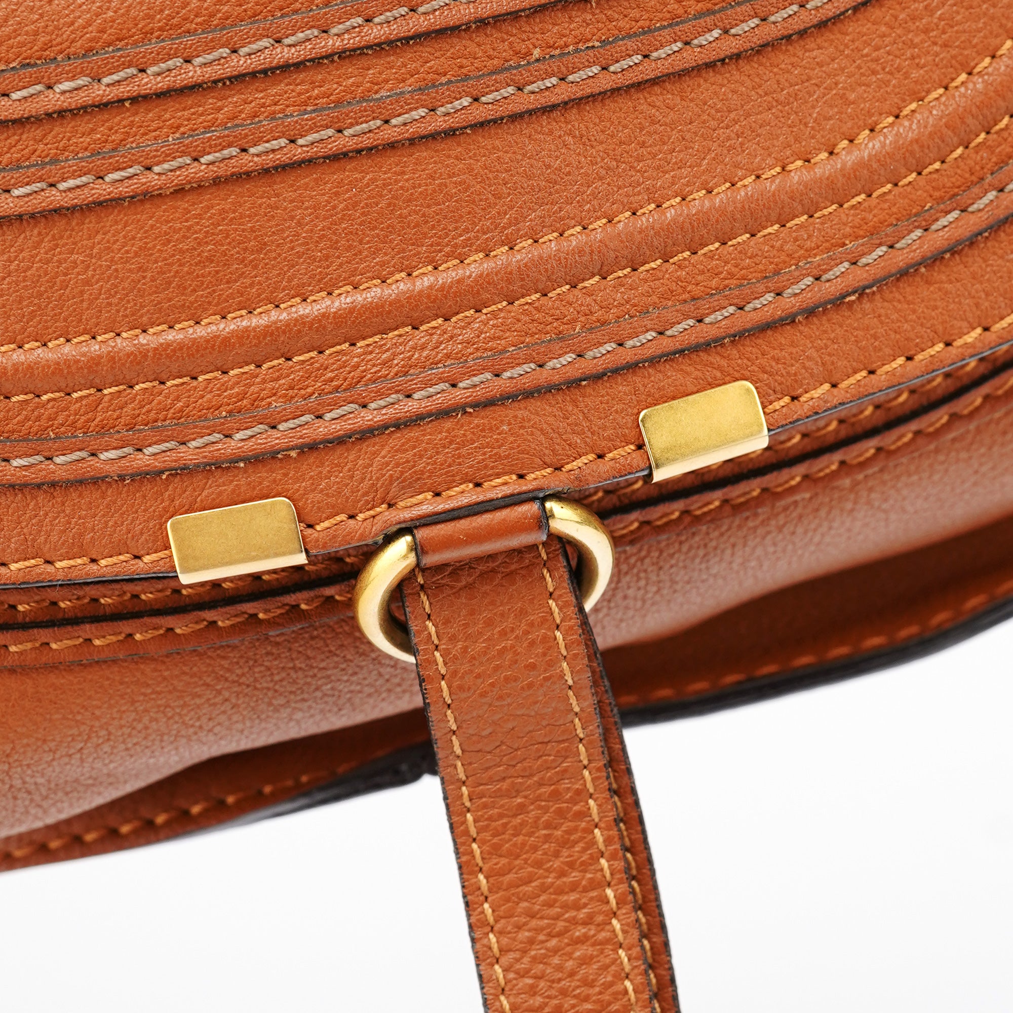 Brown Leather Marcie 2-Way Bag