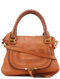 Brown Leather Marcie 2-Way Bag
