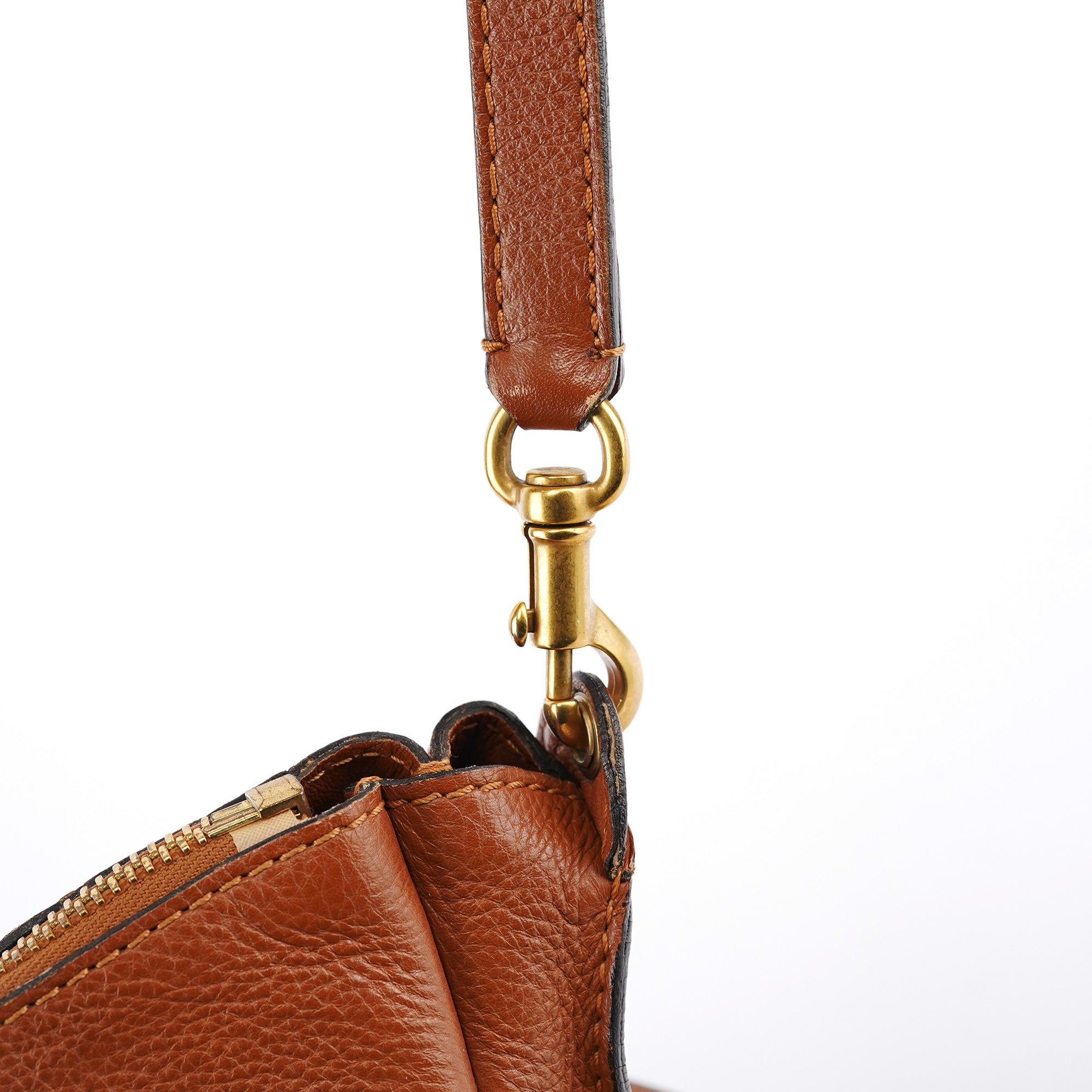 Brown Leather Marcie 2-Way Bag