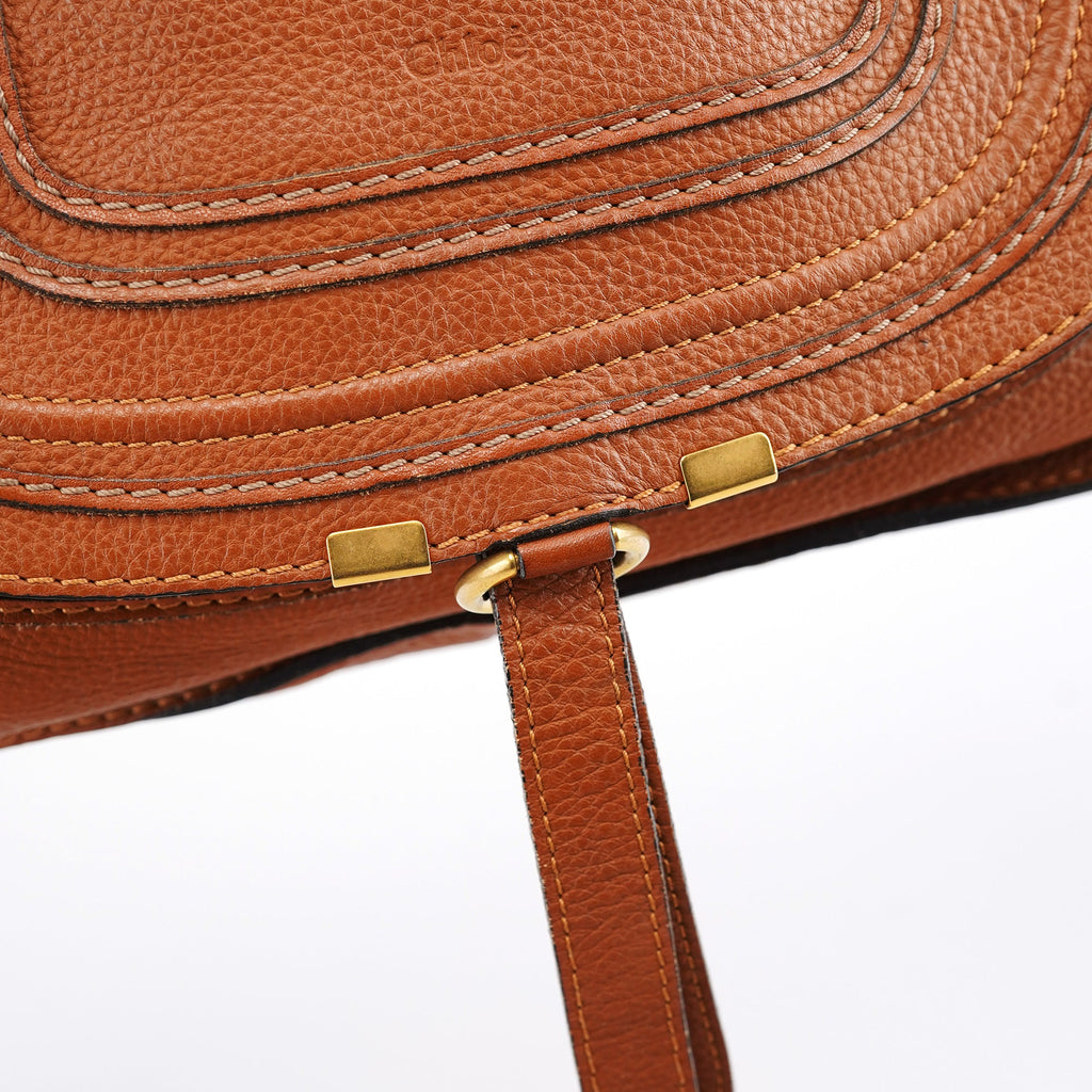 Brown Leather Marcie 2-Way Bag