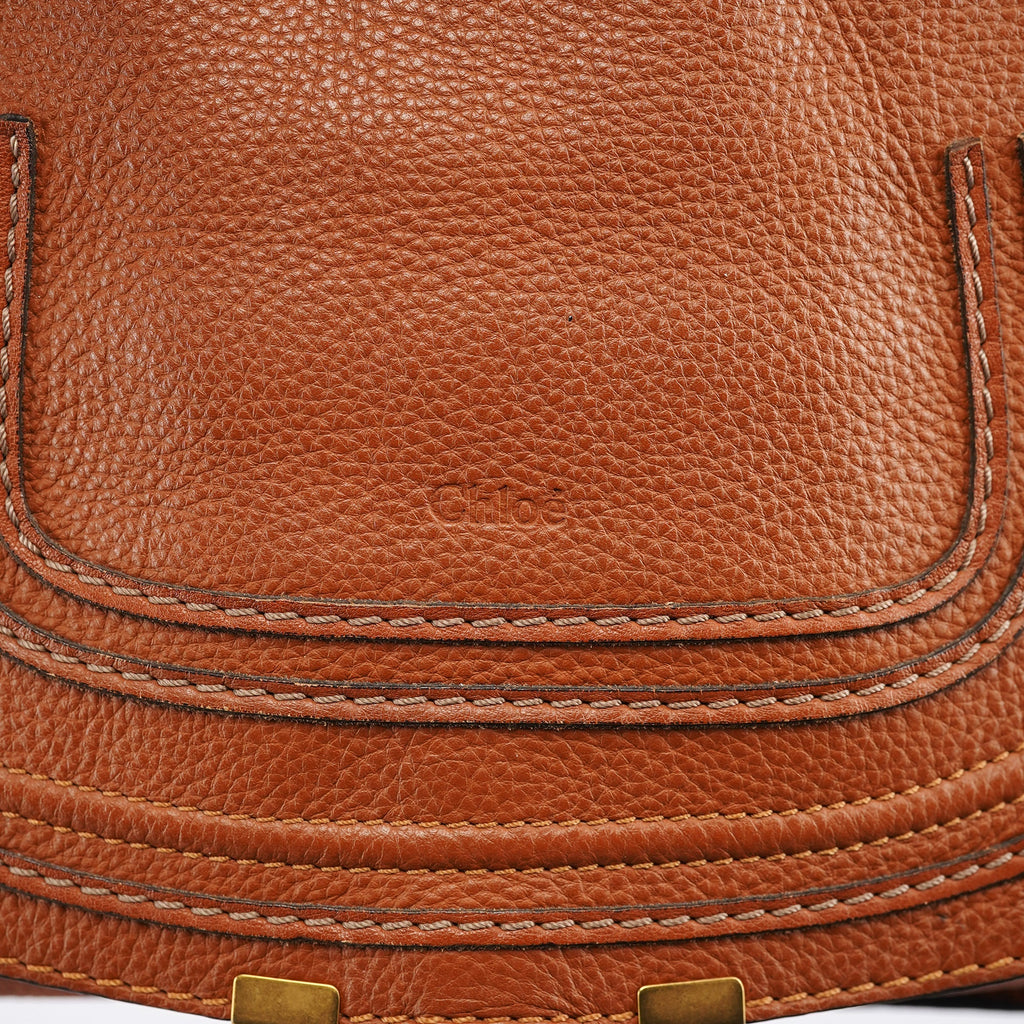 Brown Leather Marcie 2-Way Bag