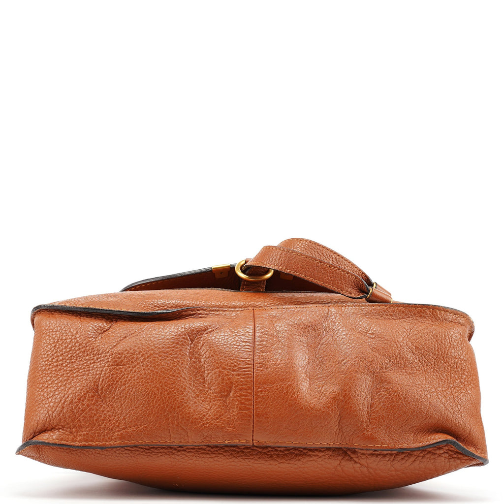 Brown Leather Marcie 2-Way Bag