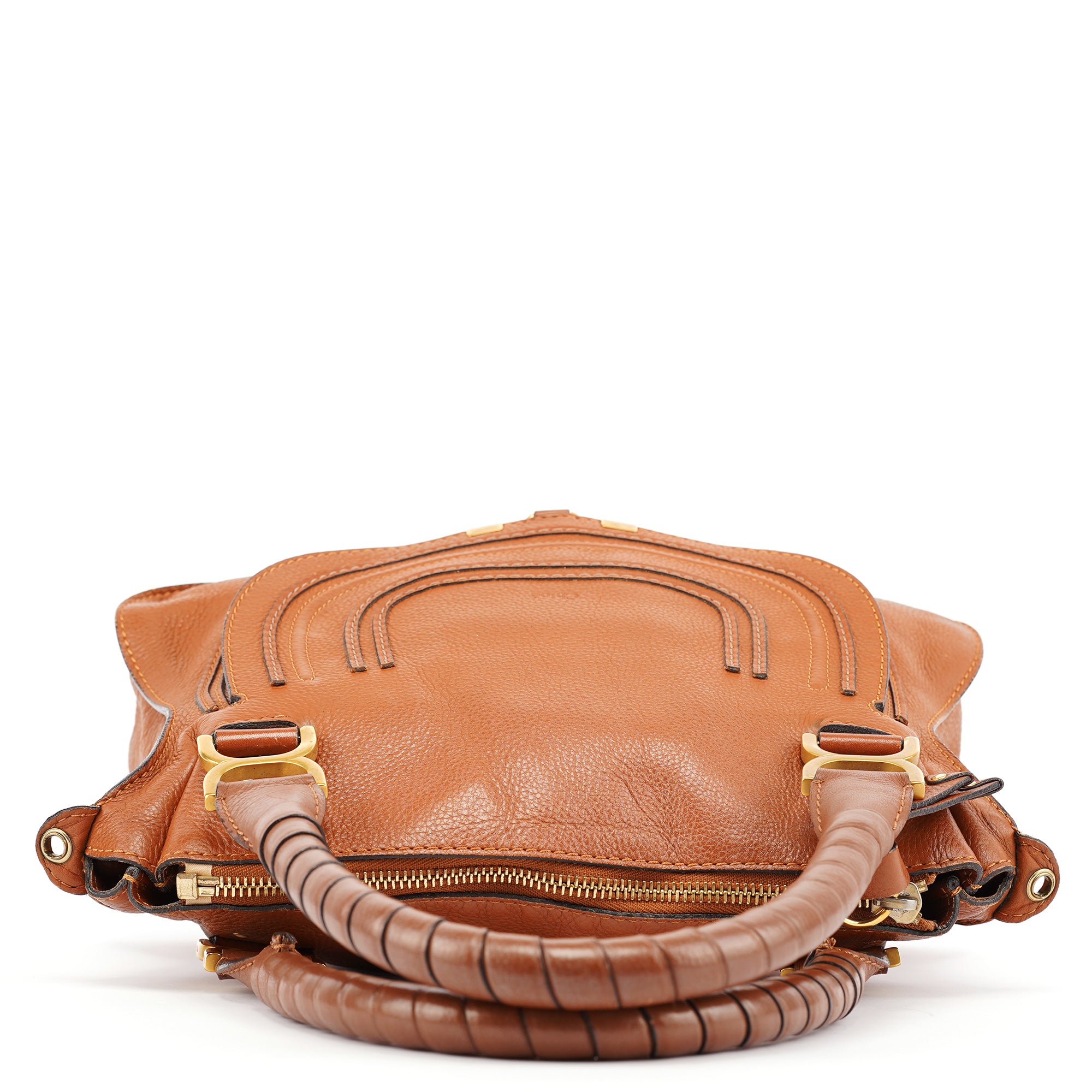 Brown Leather Marcie 2-Way Bag