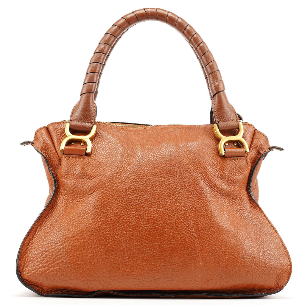 Brown Leather Marcie 2-Way Bag