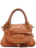 Brown Leather Marcie 2-Way Bag