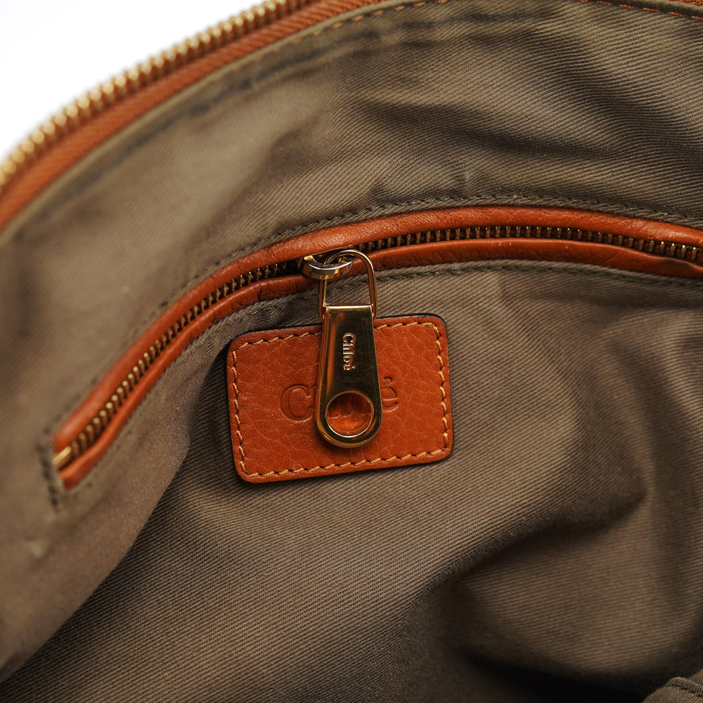 Brown Leather Marcie 2-Way Bag